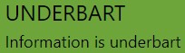underbart